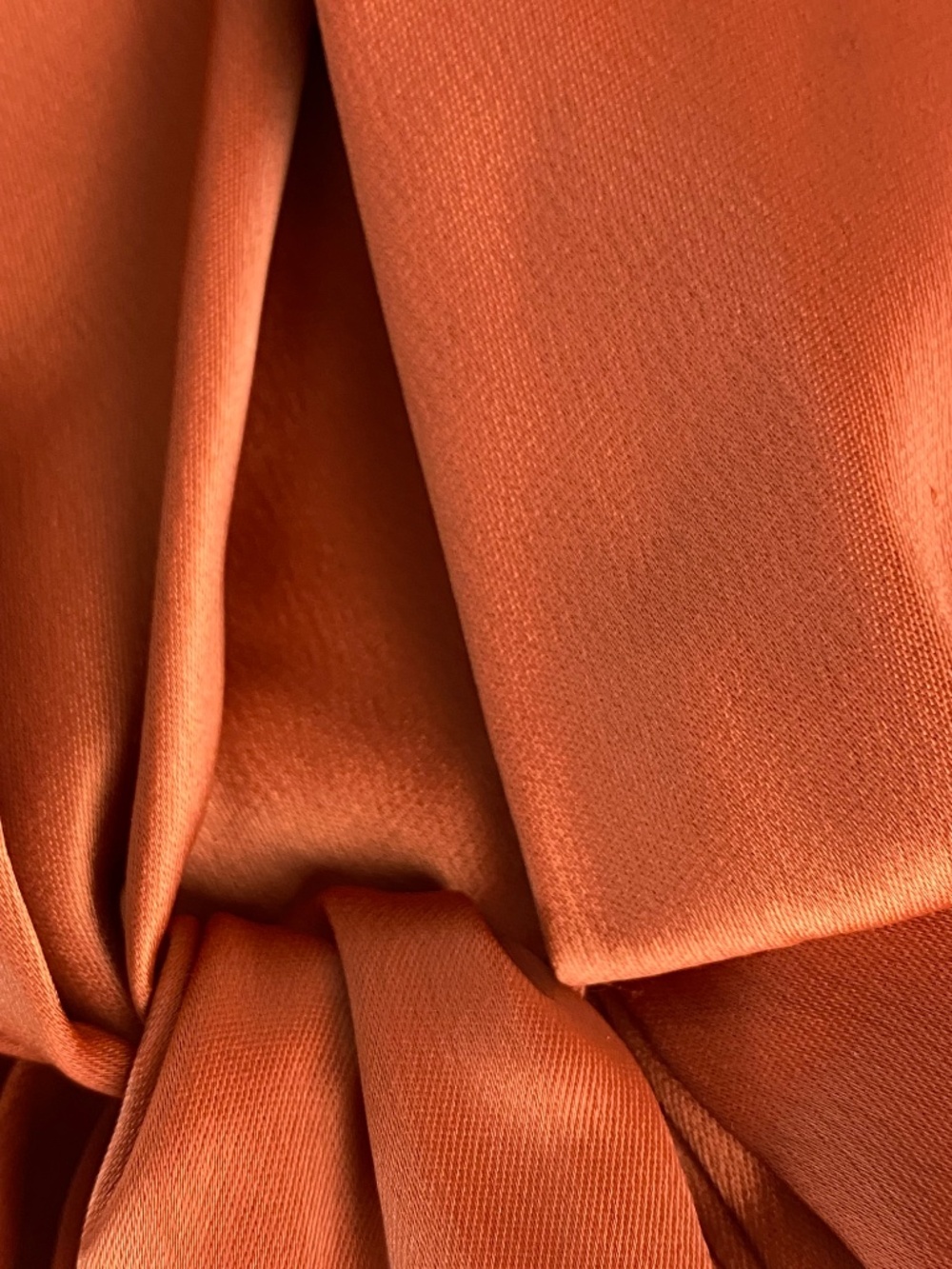Ted Baker Lelly Halter Neck Satin Midi Dress Size 2 Rust Terracotta - Picture 7 of 11